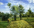 printemps matin pontoise 1874 Camille Pissarro paysage